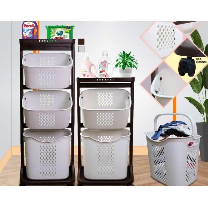 NEW KERANJANG BAJU LAUNDRY TABITA TEMPAT BAJU KOTOR ORI