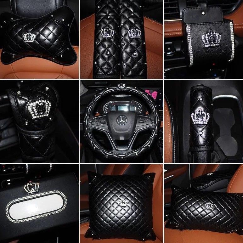 sarung mahkota seris DAD Bantal mobil rem gigi mobil stir DAD CROWN MAHKOTA satuan