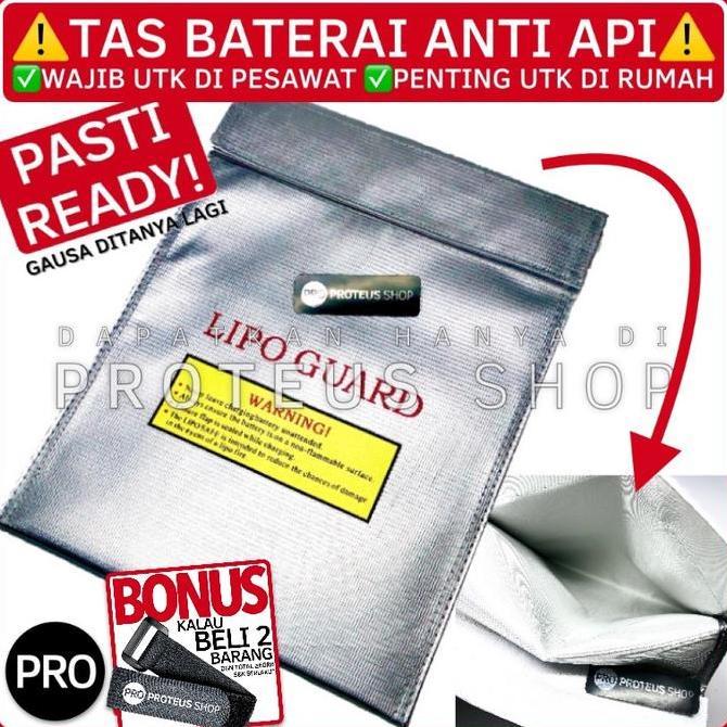 BEBAS ONGKIR - TAS BATERAI ANTI API LIPO SAFE GUARD BAG BATTERY DJI MAVIC MINI 2 3 4 5 FPV PRO AIR N