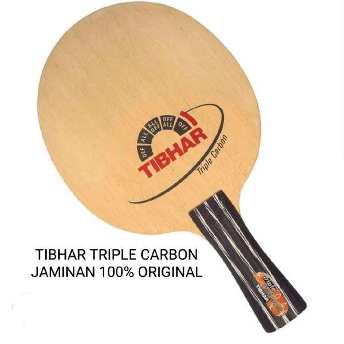 BEBAS ONGKIR - Tibhar TRIPLE CARBON bet pingpong tenis meja legendaris