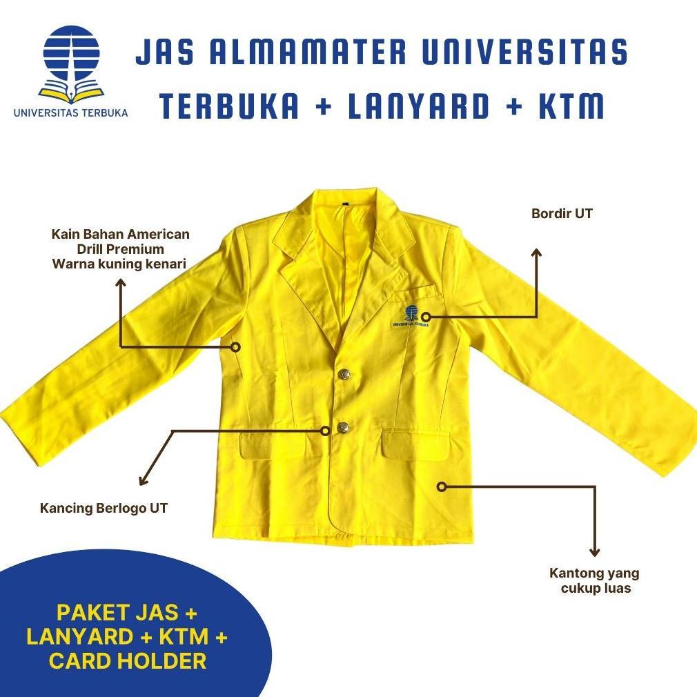 Termurah Jas Almet Ut + Lanyard+Ktm/Jas Almamater Kampus U T