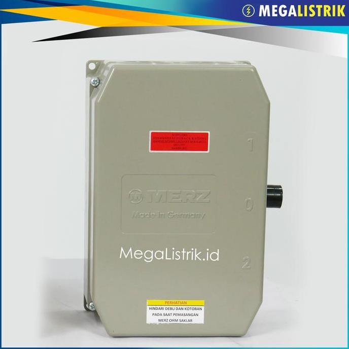 Merz Ohm Saklar GZ 4 Pole 100A MERZ809 / Handel Saklar On Off On 4P 100 Ampere Standard N Jerman / C