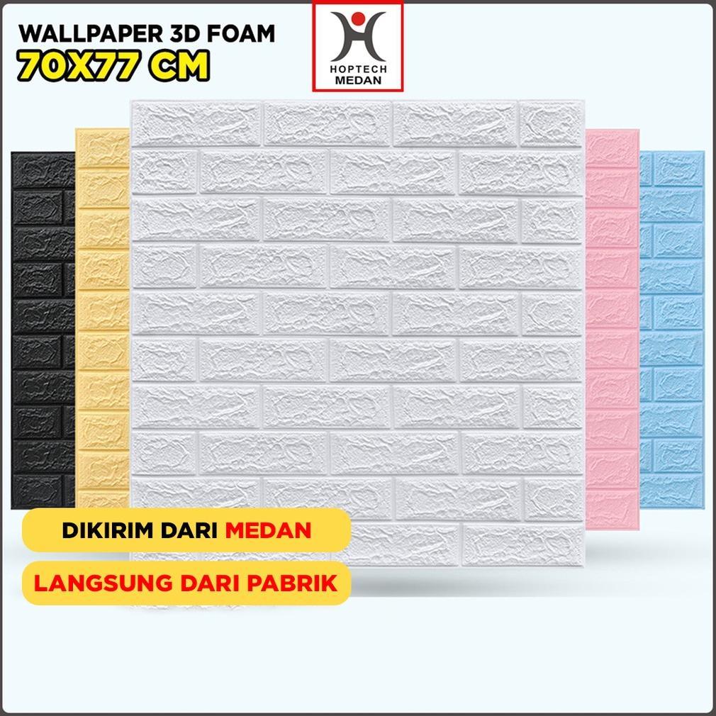 OFFICIAL HOPTECH MEDAN - WALLPAPER 3D FOAM | ROOM DECORATION WALLPAPER | 3D FOAM BATA