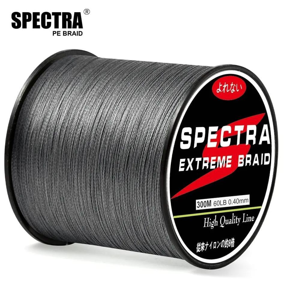 SPECTRA Senar Benang Tali Pancing PE 4 Extreme Braid 300 500 Meter