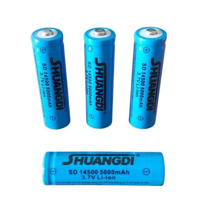 Baterai Charger AA 14500 5000mAh 3.7V - Battery Senter Cas A2