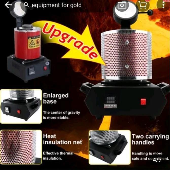 Melting Furnace Alat Pelebur Emas,Timah,Tembaga,Perak / Alat Lebur Logam Listrik Emas,tembaga,timah 