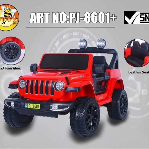 Mobilan aki jeep offroad ban karet , mobil mainan anak jeep offroad terbaru mainan jeep RUBICON 8601