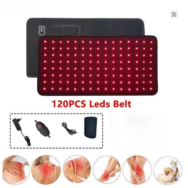 Alat Terapi 120LED Inframerah untuk Pinggang Otot Diet Perut Punggung Cedera Anti Pegal Therapy Pera