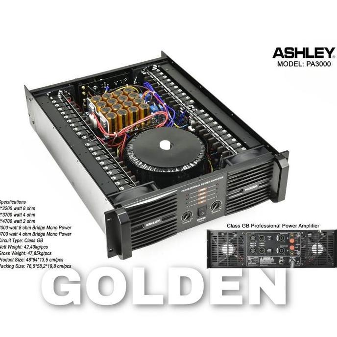 * POWER ASHLEY PA 3000 ORIGINAL AMPLIFIER ASHLEY CLASS GB ''