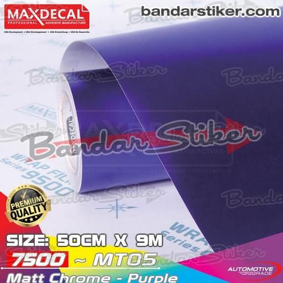 Maxdecal Mt05 Matte Chrome Purple Skotlet Motor Premium Krum Dop