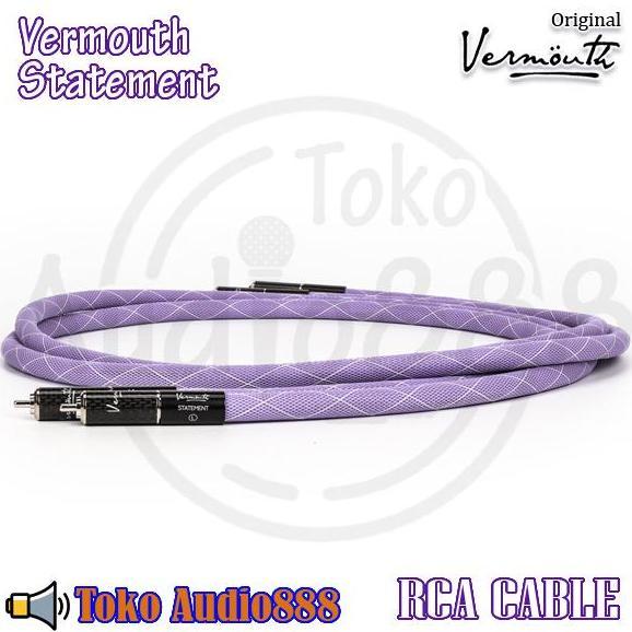 // VERMOUTH AUDIO STATEMENT ANALOG INTERCONNECT ( KABEL RCA ) - 1 METER *