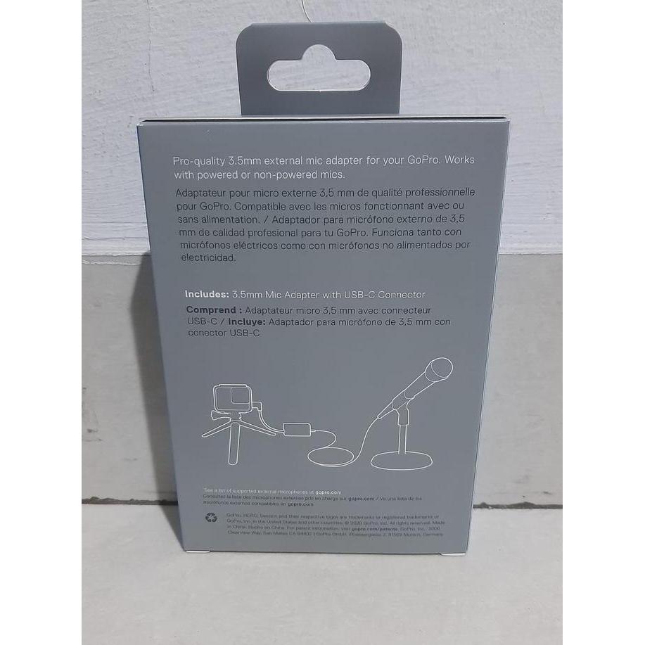 Gopro Pro 3.5Mm Mic Adapter Hero 9 Hero 10 Hero 11 Hero 12 Original