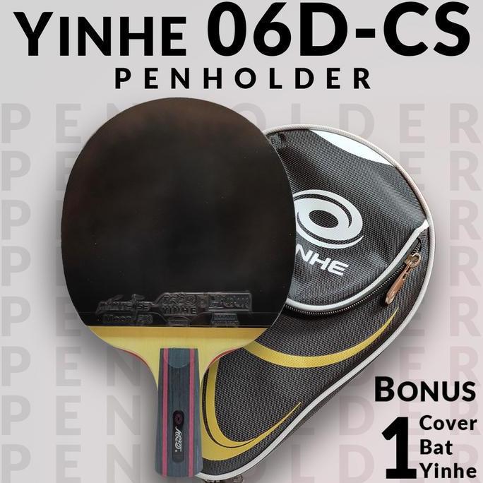 Kayu Bat Tenis Meja Pingpong Bet Yinhe 06B Penholder Premade Blade LA