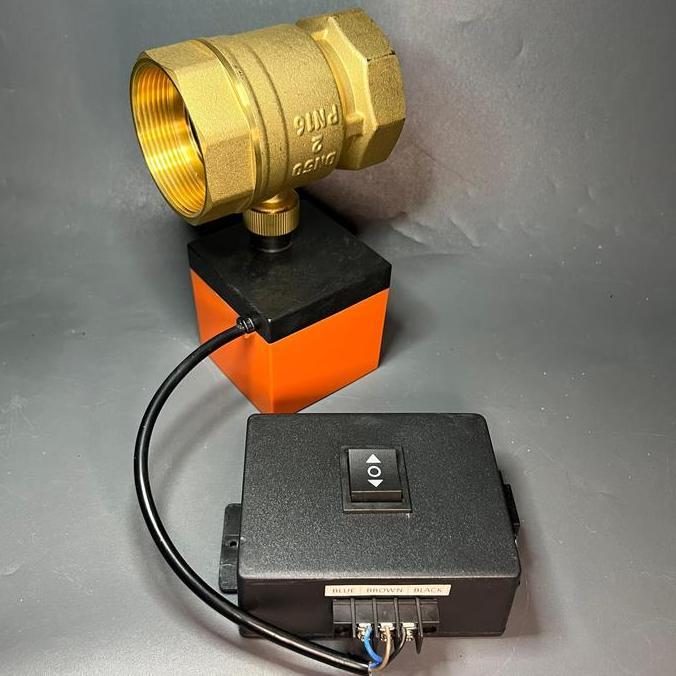 Saklar Motorized Valve Remote Motorized Ball Valve Push Button Momentary