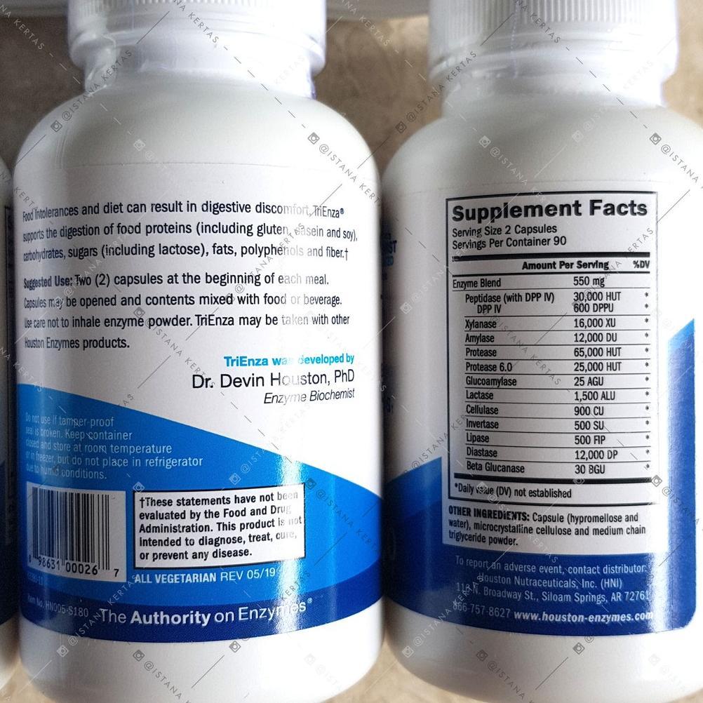 Selera Jualan - Trienza 90 180 Capsul Enzim Untuk Pencernaan