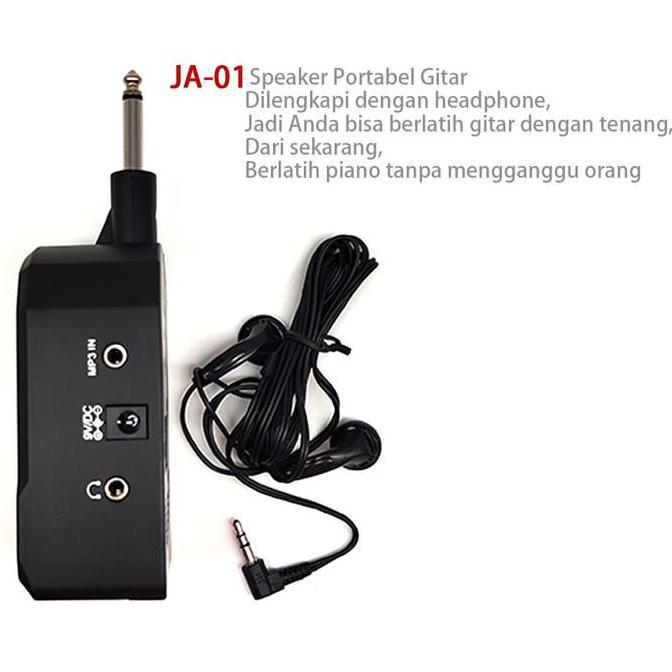 Ajuste- Joyo Mini Amplifier Gitar Amp Portabel Speaker Untuk Guitar Listrik Bass Bersih/Distorsi Efe