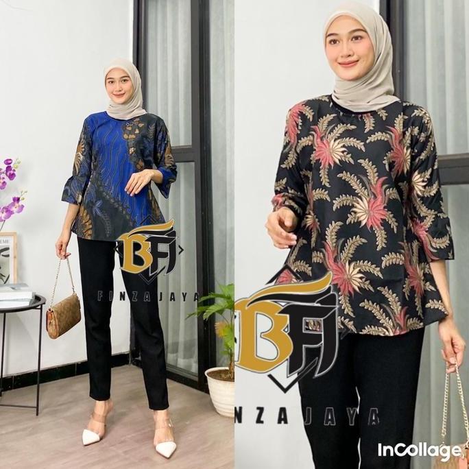 Atasan batik  Wanita Bahan Katun Baju Motif batik