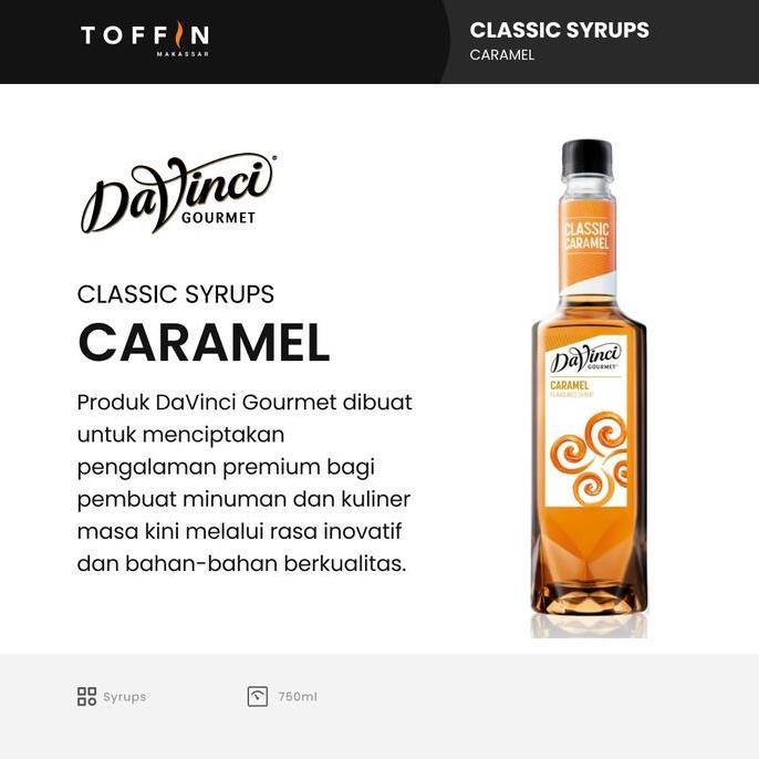 Davinci Caramel Flavored Syrup AM