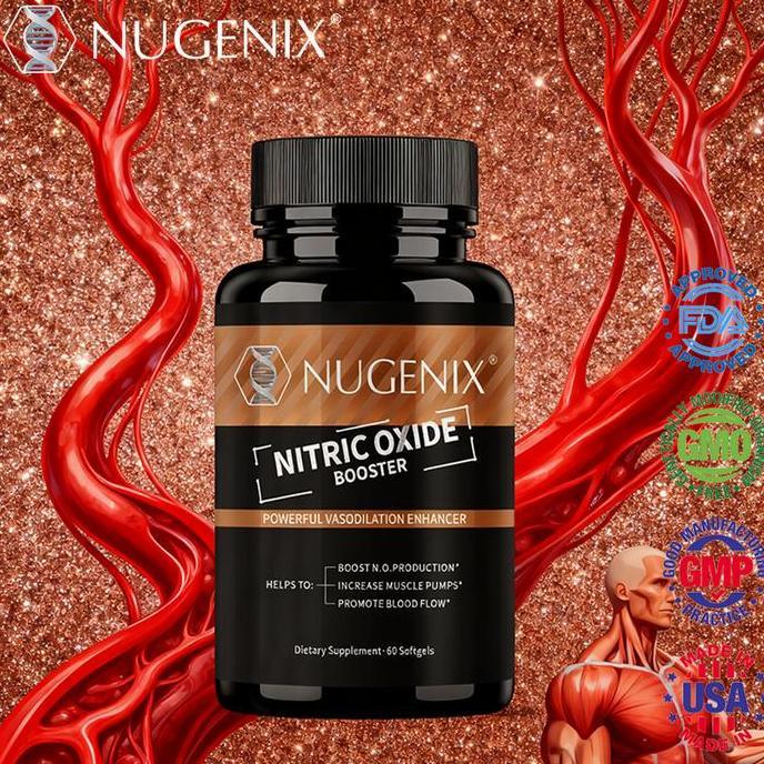 Nugenix Nitric Oxide Booster, Formula Premium untuk Sirkulasi Sehat dan Dukungan Latihan Pria