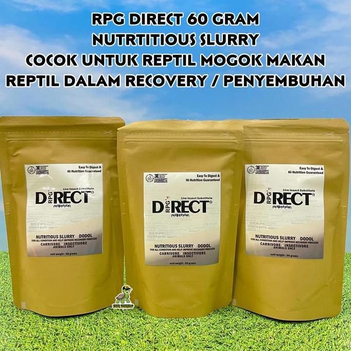 HARGA DISC - RPG DIRECT 60GR MAKANAN GECKO BD REPTIL SAKIT MOGOK MAKAN PENYEMBUHAN