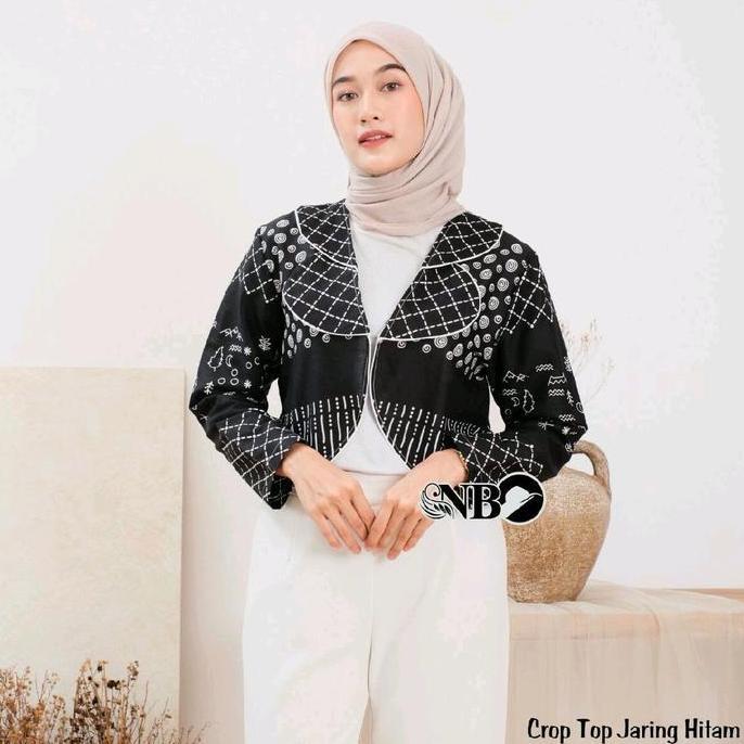 OOTD baju batik wanita outer blazer rompi kekinian (no inner) OOTD