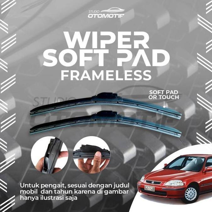 Wiper Civic Ferio Ej 1996-2000 Soft Pad Frameless Zx9 Wiper Ferio