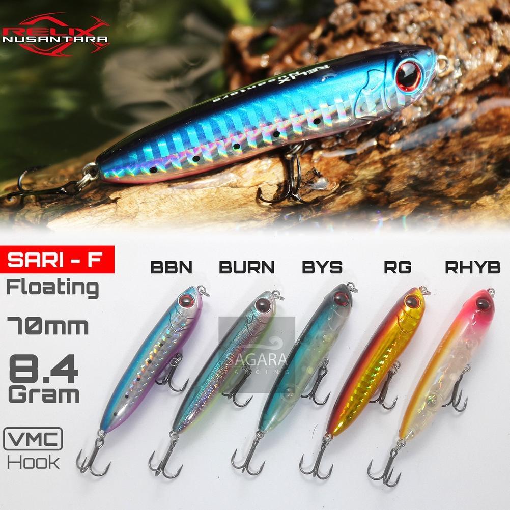 Umpan Pancing Umpan Minnow Sari Minnow Relix Nusantara Floating (Ngambang) 8.4gr