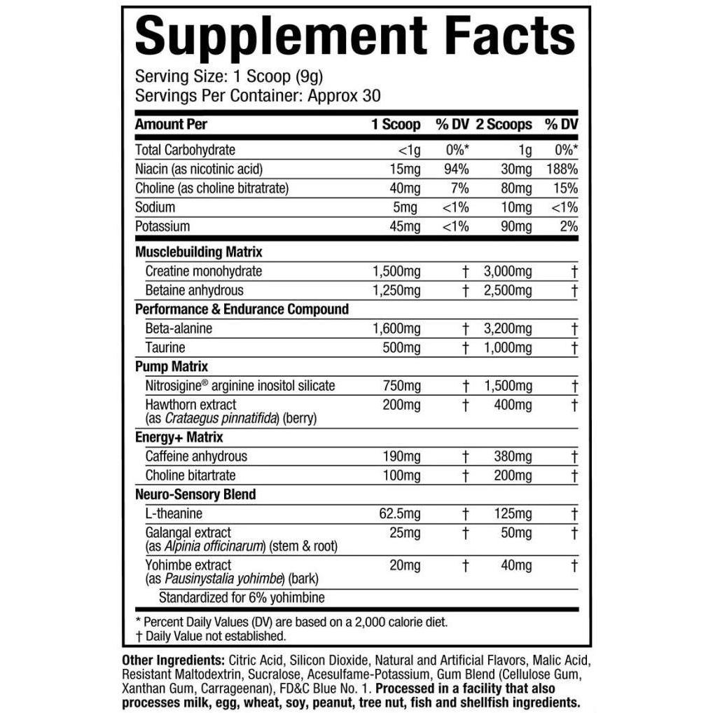 Muscletech Next Gen Vaporx5 Preworkout - Suplemen Pwo Fitness