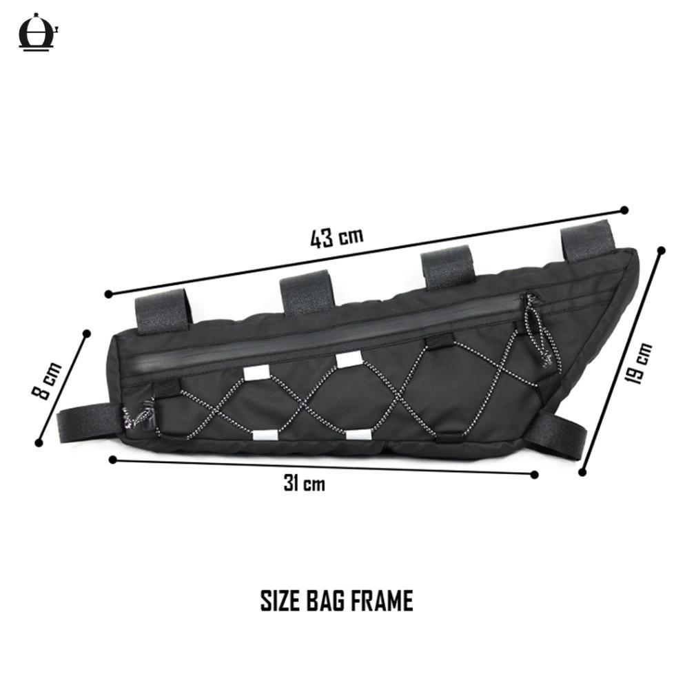 Discount Tas Frame Sepeda Hbrng Waterproof Frame Bag Touring