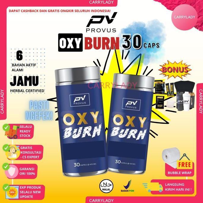 Provus Oxy Burn 90 Kapsul Caps Supplement Fitness