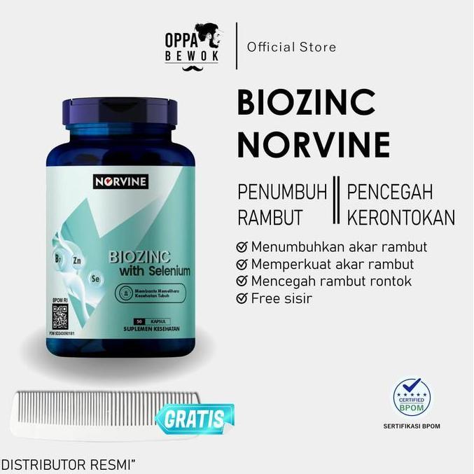 Happyfit- Biozinc Biotin Suplement Vitamin