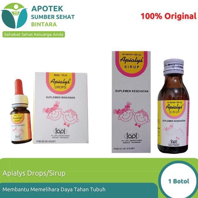 Excellent- Apialys Drop/Apialys Sirup - Vitamin Anak