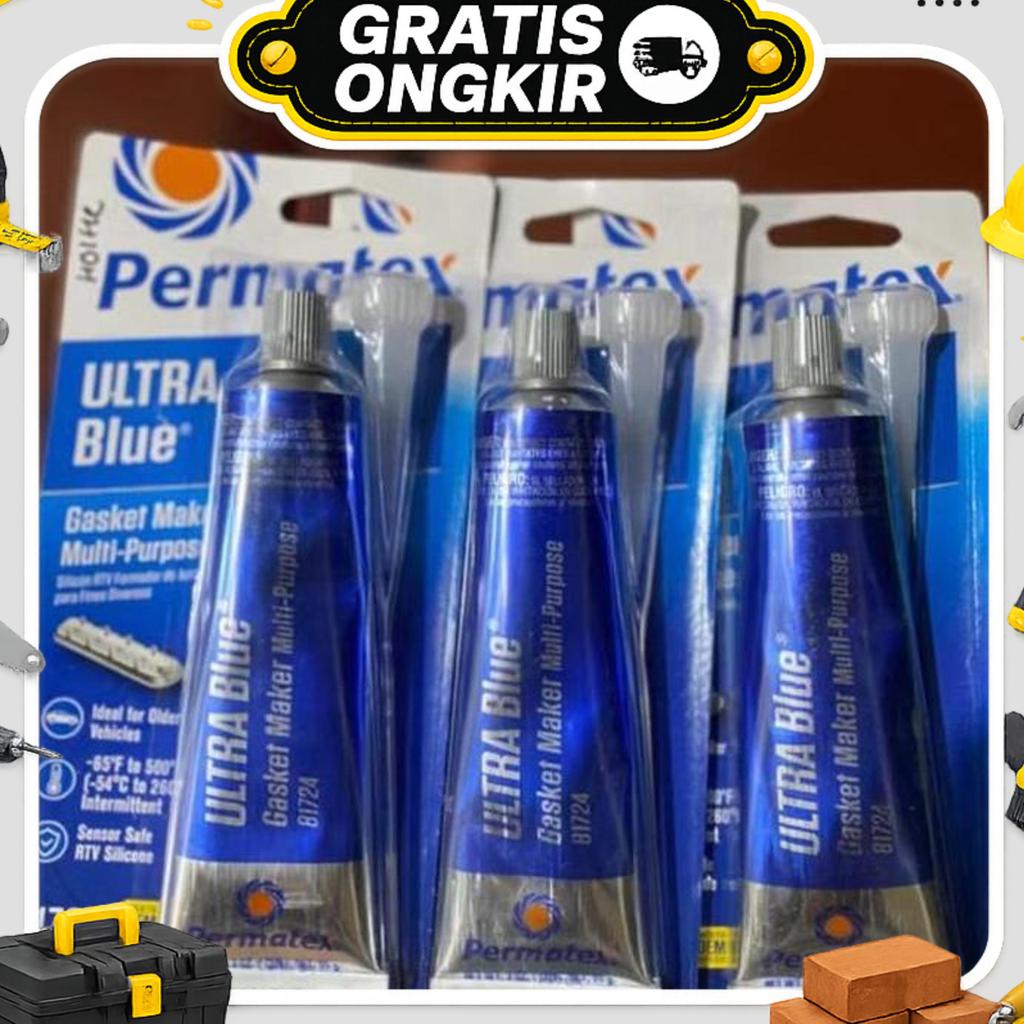 Lem Paking Lem Gasket Permatex Lem Silikon Gasket Rtv Tahan Panas Untuk Paking Mesin Dan Radiator Ni