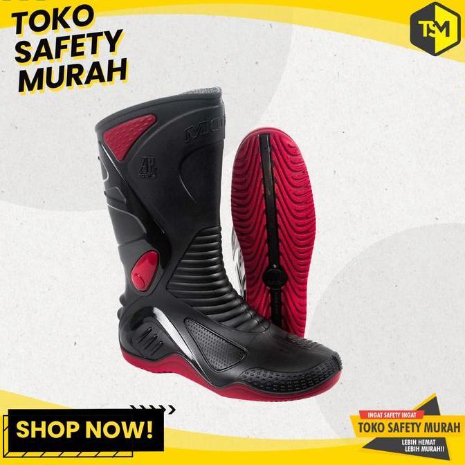 Ready Sepatu Boot AP MOTO 2 Sepatu Boot Karet Tinggi Sepatu Boot Anti Air