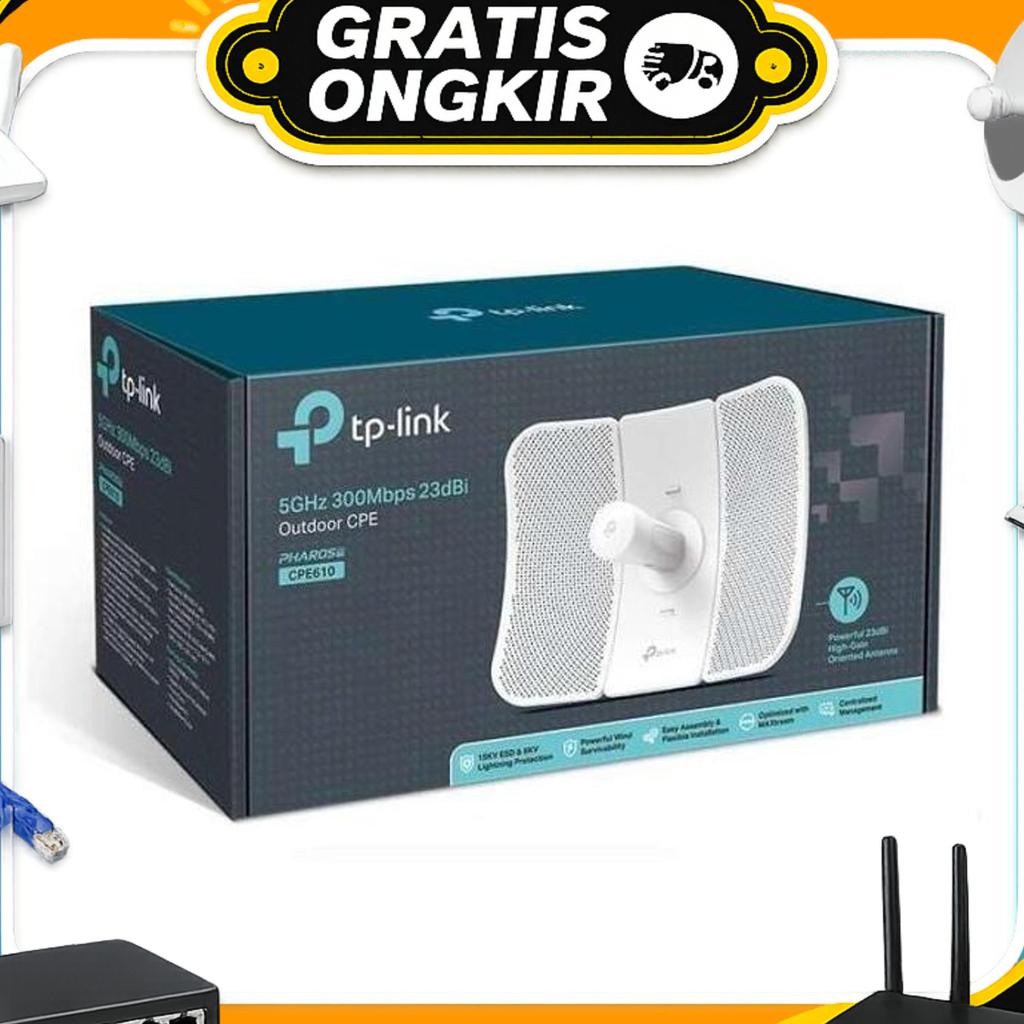 Cpe 610 Tp-Link 5Ghz 300Mbps 23Dbi Outdoor Cpe Cpe610