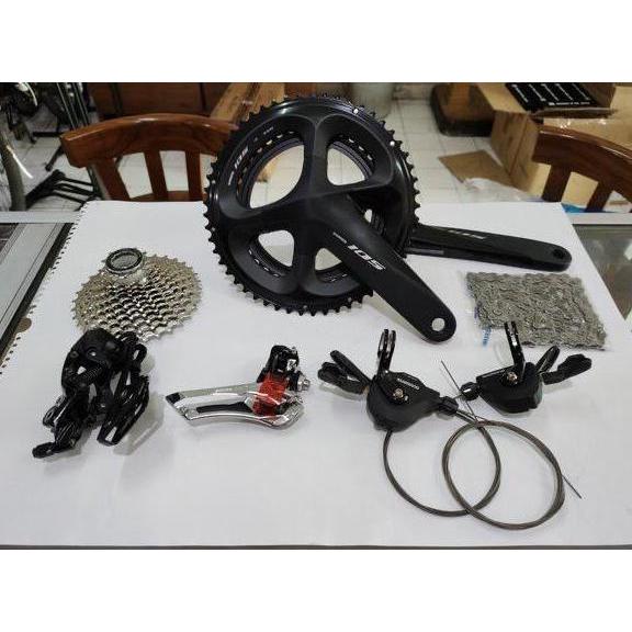 Shimano 105 RS700 2X11 Speed Groupset Sepeda Lipat Gravel