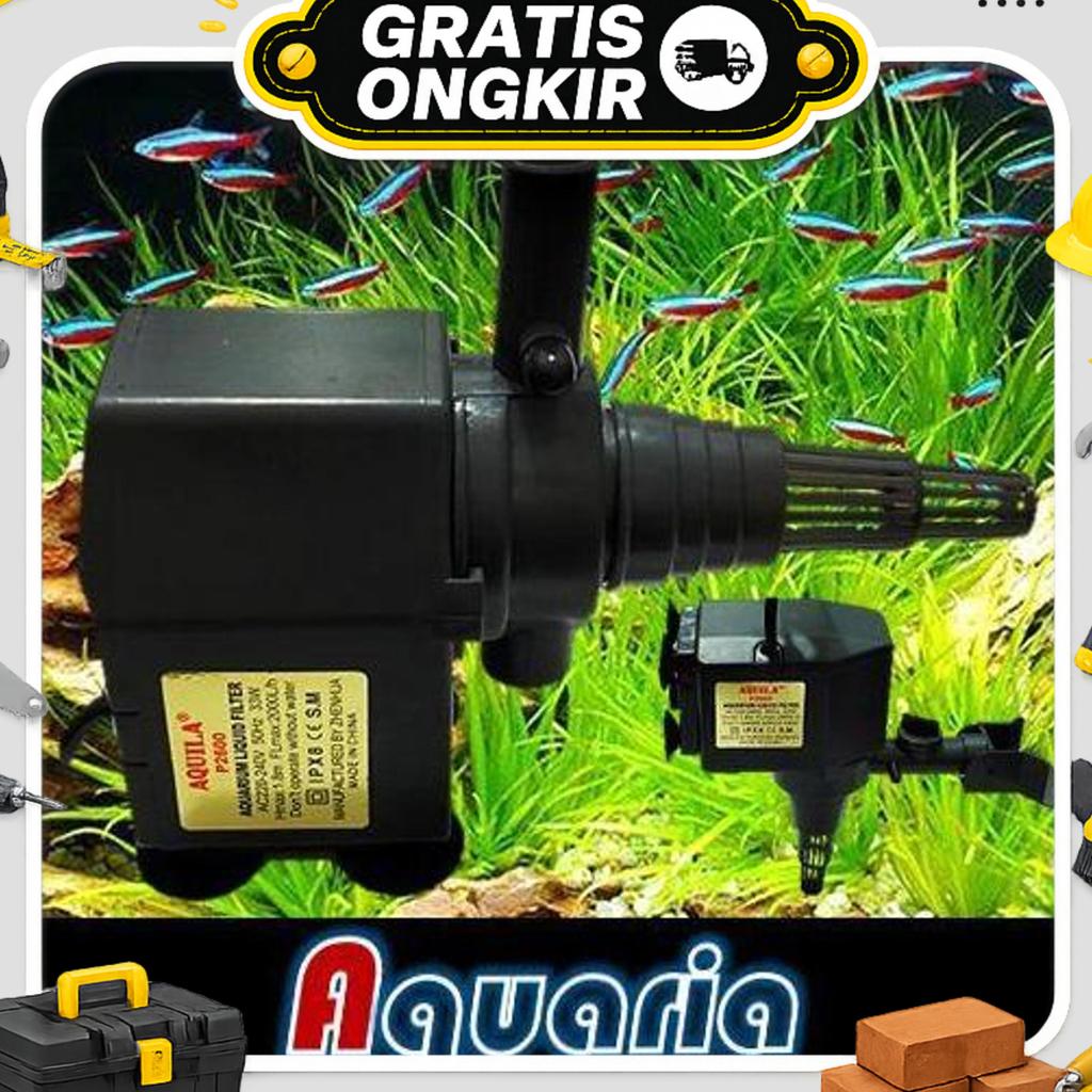 Aquila P-2600 Pompa Air Submersible Aquarium Aquascape P2600