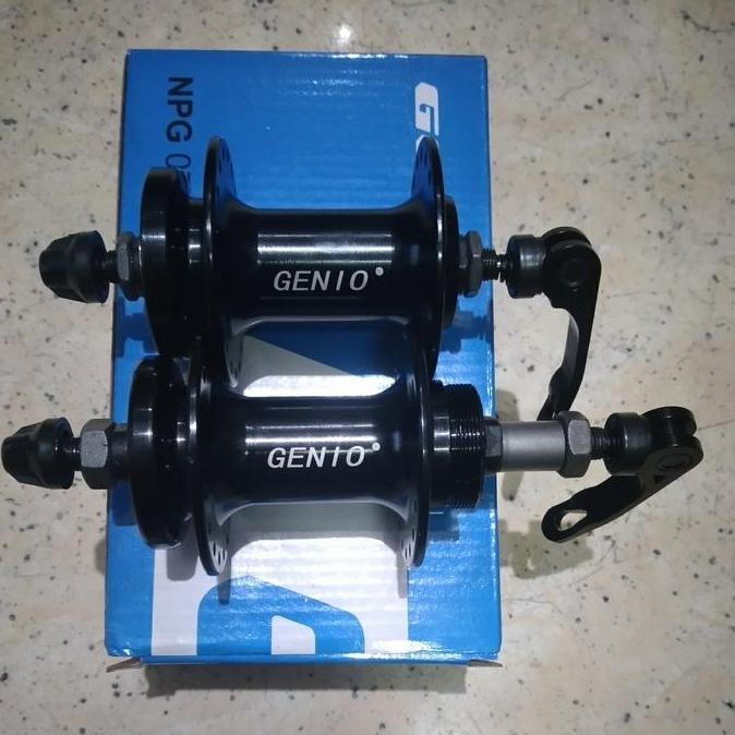 hub freehub GENIO NPG 07 AL 36H 36 hole 6bolt discbrake QR quick release ulir drat sepeda mtb lipat