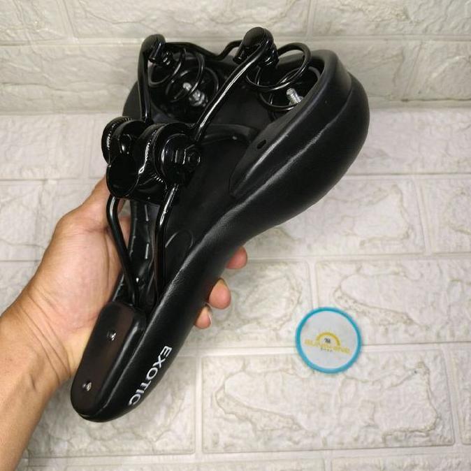 Sadel Pir Pegas EXOTIC G315 Saddle Jok Pakai Per Untuk Sepeda MTB Federal CTB CityBike Seli Lipat Fo
