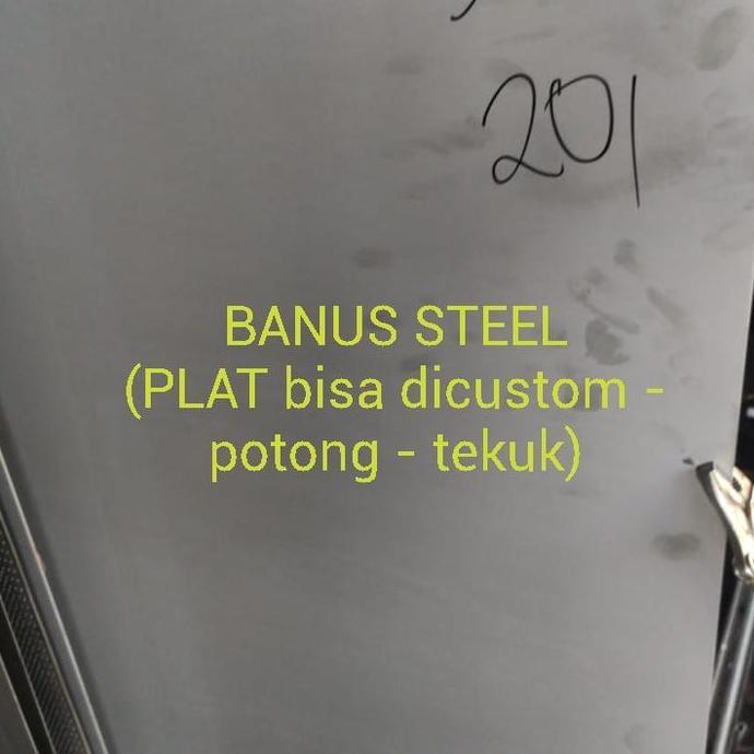 Plat stainless 1,5 mm / plat stainless 201 tebal 1,5 mm / plat stenlis