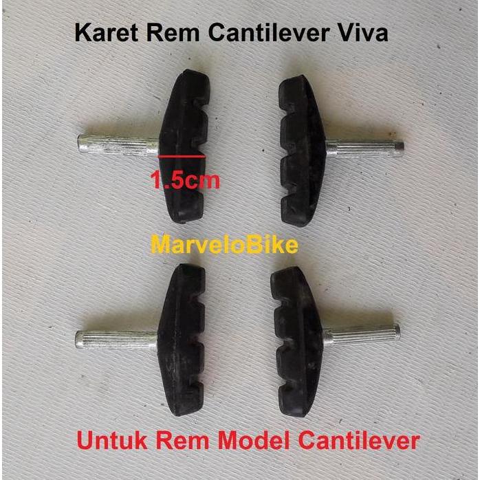Karet Rem Cantilever Sepeda MTB Federal Viva