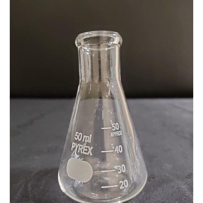 Erlenmeyer 50 Ml Pyrex / Erlenmeyer Flask / Labu Erlenmeyer Pyrex