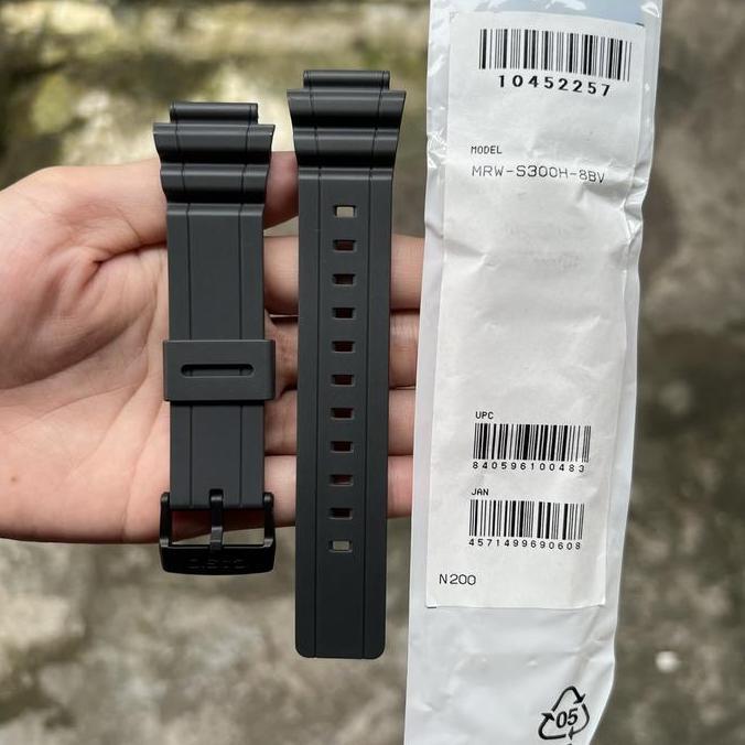 Strap tali jam tangan casio original MRW-S300H 8B band MRW S300H