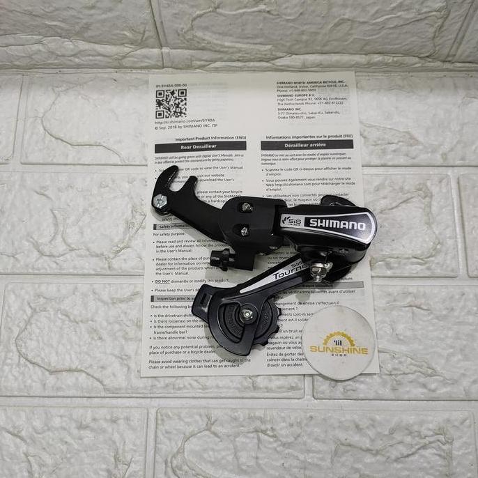 RD 5 6 7 Speed SHIMANO TOURNEY TY21B Rear Derailleur Medium Jepit Catok As Belakang Sepeda MTB Feder