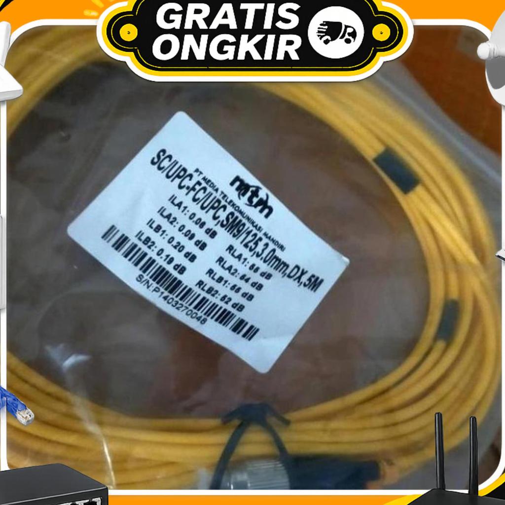 Patch Ord Sc Fc Upc Duplex 5 Meter 3Mm