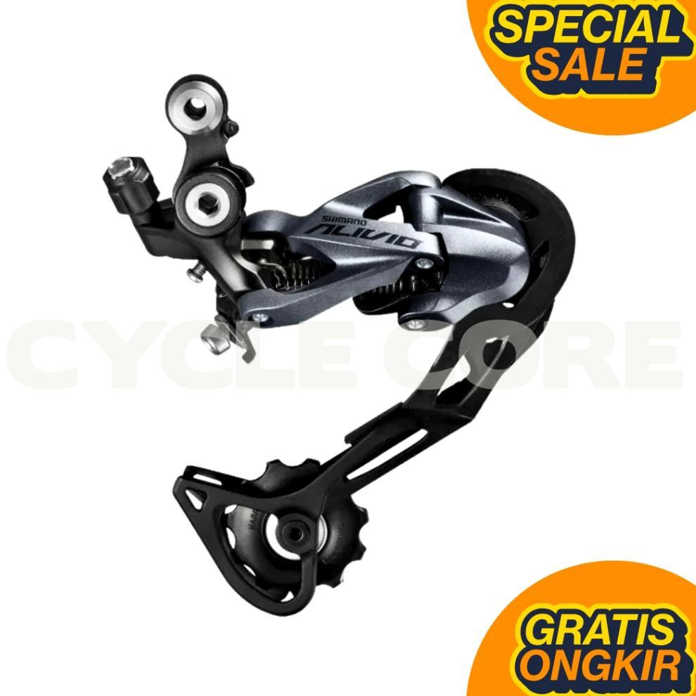 Rd Shimano Alivio 8/9/10 Speed Rear Derailleur M4000 Sepeda Lipat Mtb Roadbike Dll