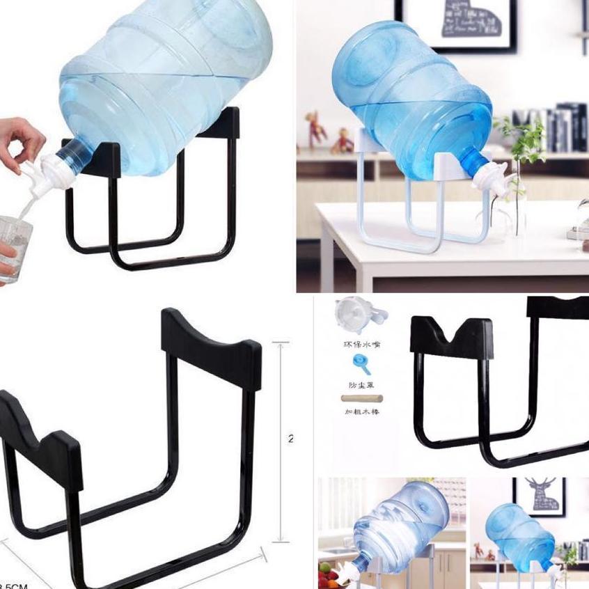 Rak Kaki Galon Air Besi Dudukan Galon Aqua Dengan Kran