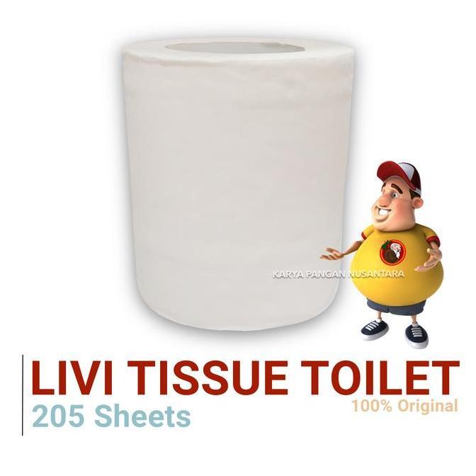 Livi Tissue Roll Eco Due 205S Tissu Toilet 2 Ply Paket 10 Pcs Tisu Terbaru