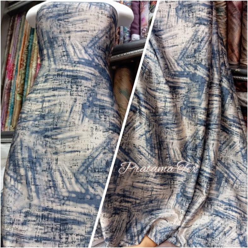 Kain Arm Silk Motif Abstrak. Kain Sutera Silk Motif Abstrak Terbaru ( Per 50 Cm)