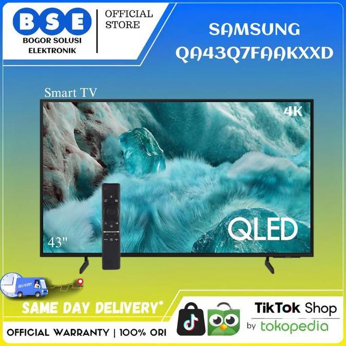 QLED TV Samsung QA43Q7FAAKXXD Smart Tv 43 Inch Samsung 43Q7F 4K UHD QLED